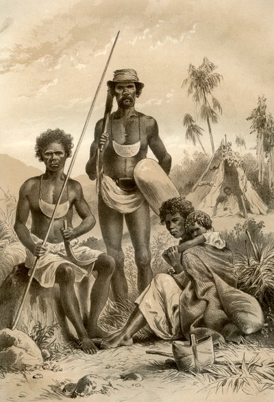 Aborygeni z Australii, 1879 autorstwa McFarlane and Erskine