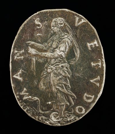 Łagodność stojąca na wężu [rewers]. autorstwa Medallist T.R.