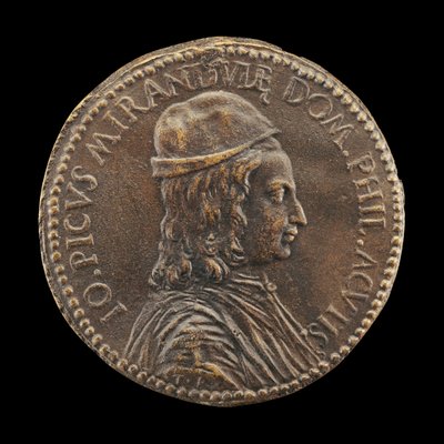 Giovanni Pico della Mirandola, 1463-1494, filozof i poeta. autorstwa Medallist T.R.