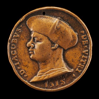 Jacques de Vitry-La Lière, zm. 1515, kanonik, dziekan i kanclerz [awers], 1518. autorstwa Medallist of 1518