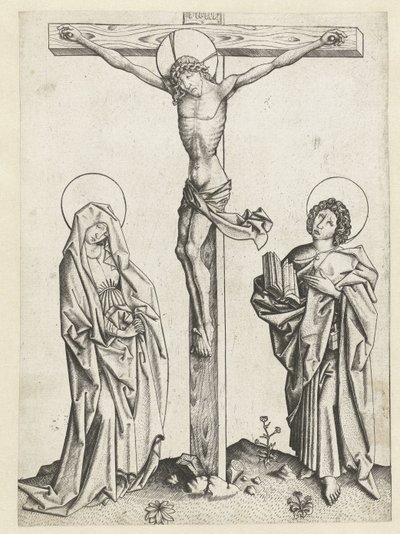 Chrystus na krzyżu autorstwa Meester E.S.