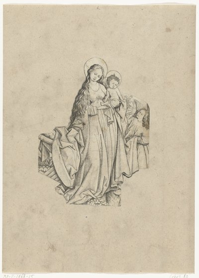 Maryja z dzieckiem autorstwa Meester E.S.