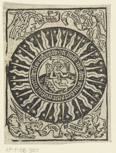 Dzieciątko Chrystus karze samego siebie. autorstwa Meester van de Delbecq Schreiber Passie (attributed to)