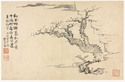 Pejzaże w różnych stylach według dawnych mistrzów, 1690. autorstwa Mei Qing