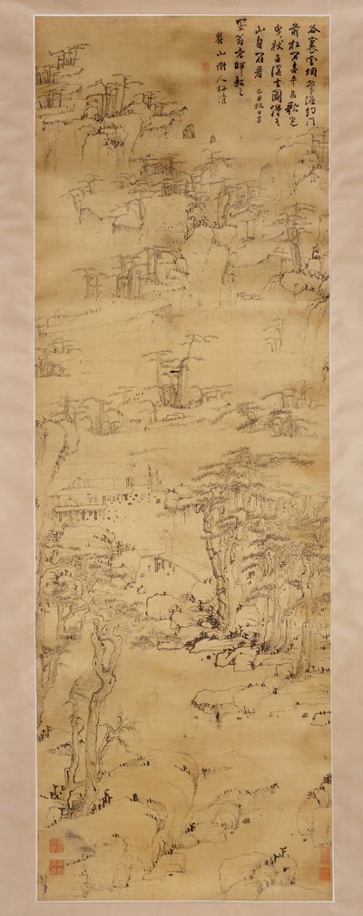 Spacer po Mglistej Dolinie, 1649. autorstwa Mei Qing