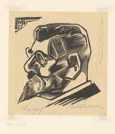 Portret Davida Wijnkoopa (tytuł na obiekcie) autorstwa Meijer Bleekrode (signed by artist)