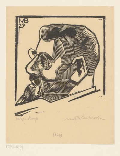 Portret Davida Wijnkoopa (tytuł na obiekcie) autorstwa Meijer Bleekrode (signed by artist)