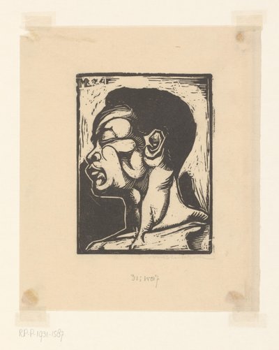 Czarnoskóry autorstwa Meijer Bleekrode (signed by artist)