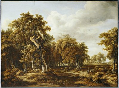 Las dębowy ... autorstwa Meindert Hobbema