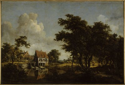 Młyny w latach 1664-1668 (olej) autorstwa Meindert Hobbema