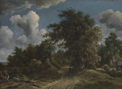 Droga leśna, ca. 1670. autorstwa Meindert Hobbema