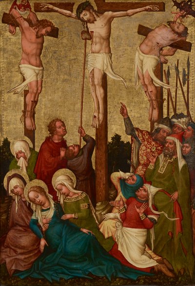 Ukrzyżowanie Chrystusa autorstwa Meister der St. Lambrechter Votivtafel