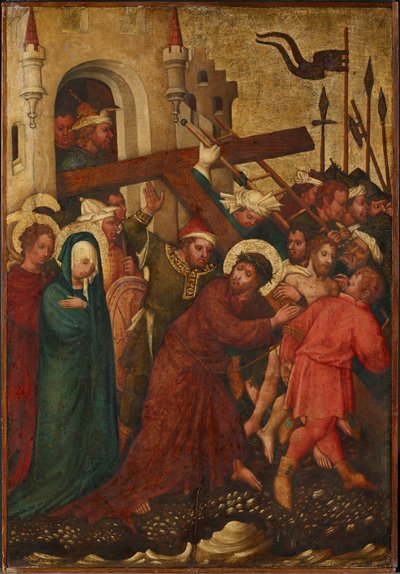 Chrystus niosący krzyż autorstwa Meister der St. Lambrechter Votivtafel