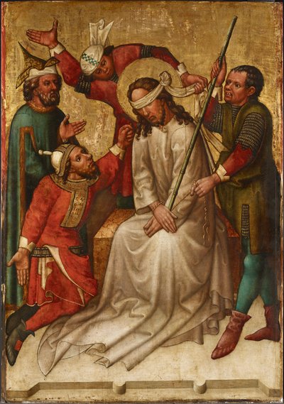 szyderstwo z Chrystusa autorstwa Meister des Andreasaltars
