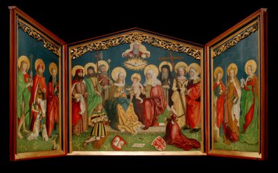 Annenaltar autorstwa Meister mit dem Stieglitz