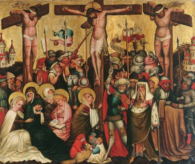 Ukrzyżowanie Chrystusa autorstwa Meister von Laufen