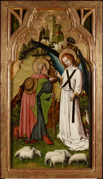 Przesłanie anioła do Joachima autorstwa Meister von Schloss Lichtenstein
