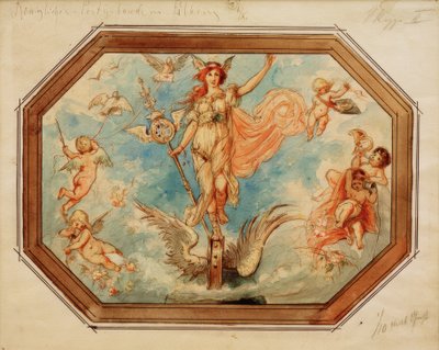 Alegoria Poczty autorstwa Melchior Lechter