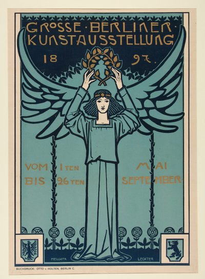Duża wystawa sztuki w Berlinie autorstwa Melchior Lechter