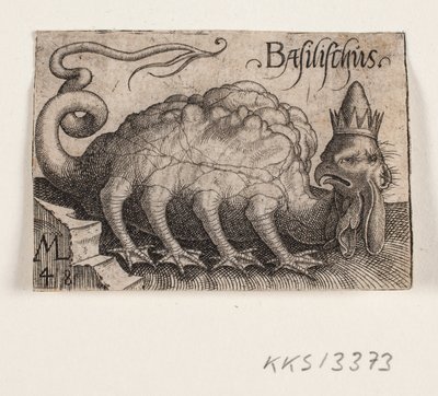 Bazyliszek autorstwa Melchior Lorck