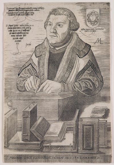 Marcin Luter autorstwa Melchior Lorck