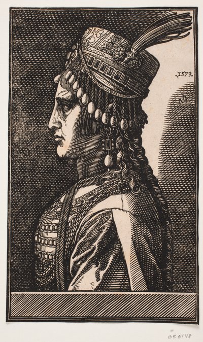Szlachetna Turecka Dama autorstwa Melchior Lorck