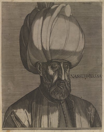 Portret sułtana Sulejmana Wspaniałego autorstwa Melchior Lorck