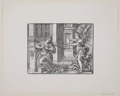 Zwiastowanie NMP autorstwa Melchior Lorck