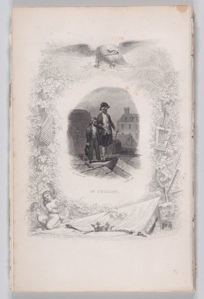 Czternasty lipca z Pieśni Bérangera, 1829. autorstwa Melchior Peronard