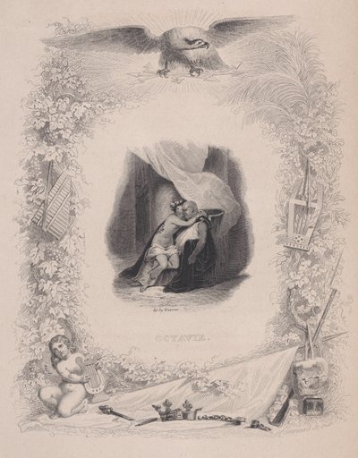 Octavie z Pieśni Bérangera, 1829. autorstwa Melchior Peronard