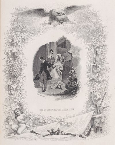 To już nie Lisette z Pieśni Bérangera, 1829. Twórcy: Melchior Péronard, Auguste Blanchard I. autorstwa Melchior Péronard, Auguste Blanchard I