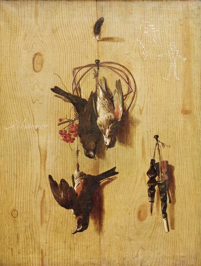 Martwe ptaki autorstwa Melchior de Hondecoeter