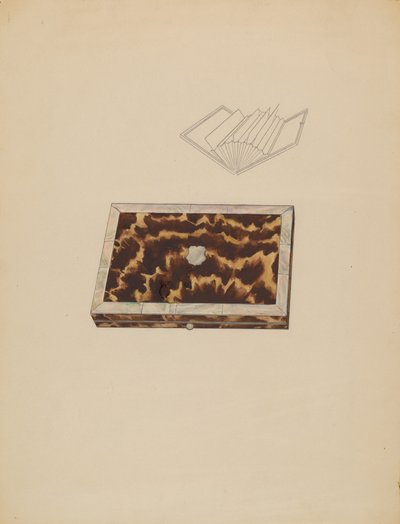 Etui na karty, c. 1936. autorstwa Melita Hofmann