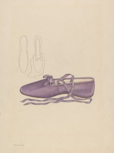 Pantofelek, ok. 1936. autorstwa Melita Hofmann