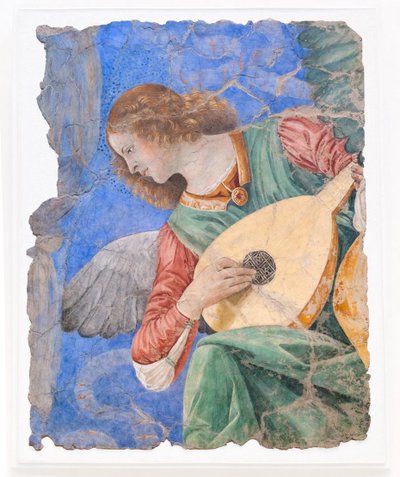 Anioły muzykujące, ok. 1480 r. (fresk) autorstwa Melozzo da Forli