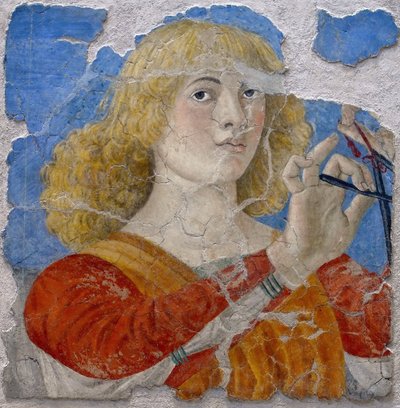 Anioł-muzyk Melozzo da Forli, ok. 1480 (fresk) autorstwa Melozzo da Forli