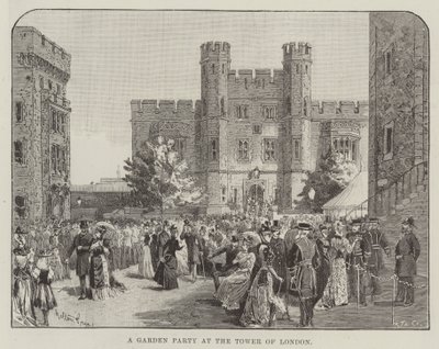 Garden Party w Tower of London autorstwa Melton Prior