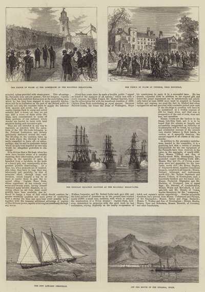 Książę Walii w Holyhead autorstwa Melton Prior