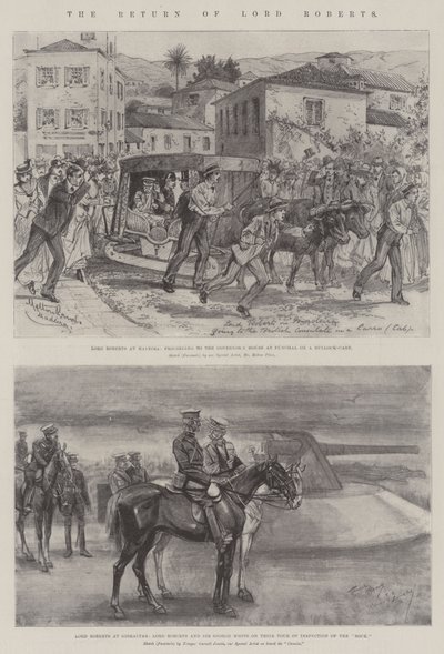 Powrót Lorda Robertsa autorstwa Melton Prior