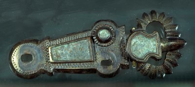 Sztuka Merowingów: klamra do paska. Paryż, Muzeum Carnavalet autorstwa Merovingian
