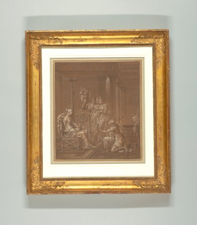 Rysowanie, projektowanie tapet autorstwa Merry Joseph Blondel