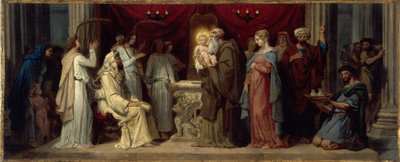 Ofiarowanie Jezusa w świątyni, ok. 1849 r. (obraz) autorstwa Merry Joseph Blondel
