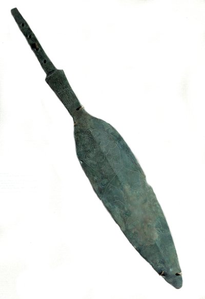 Mezopotamia: kolosalna włócznia wpisana w imię „Lugala, króla Kisz””. Dynastia archaiczna. 2600 pne. Ze strony Tello. Słońce 0,13x0,85 m Paryż, musee du Louvre autorstwa Mesopotamian Mesopotamian
