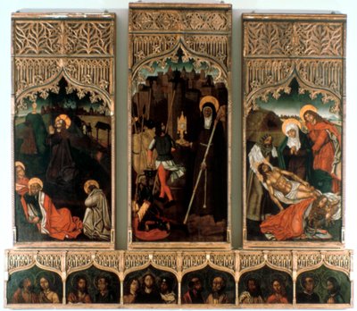 Tryptyk Santa Clara, 1486 autorstwa Mestre Hilarius