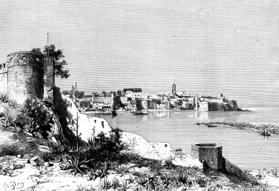 Rabat i ujście rzeki Bou-Regreg, Maroko, 1895. autorstwa Meunier