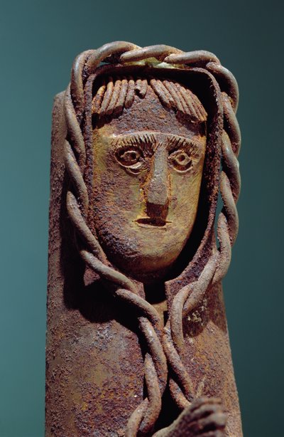 Świecznik z figurą Jezusa (metal) (detal 229281) autorstwa Mexican School