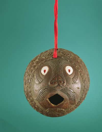 Rzeźbiony brzeg, koniec XIX w. (kokos) autorstwa Mexican School