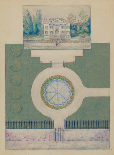 Dom Costera, ok. godz. 1936. autorstwa Meyer Goldbaum