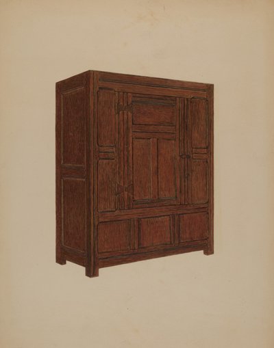 Szafka, ok. 1937. autorstwa Meyer Goldbaum