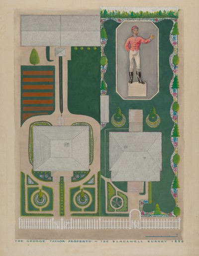George Taylor - 2 rezydencje, ok. godz. 1936. autorstwa Meyer Goldbaum